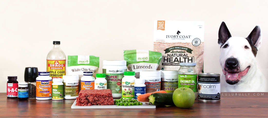 Lulu with her healthy meal